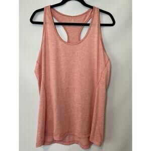 icyzone Workout Tank Tops for Women - Athletic Yoga Tops Orange, Size XXL